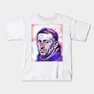 William of Ockham Pink Portrait | William of Ockham Artwork 4 Kids T-Shirt